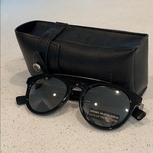 DIESEL BLACK GOLD black sunglasses BRAND NEW